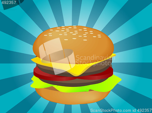 Image of Hamburger illustration