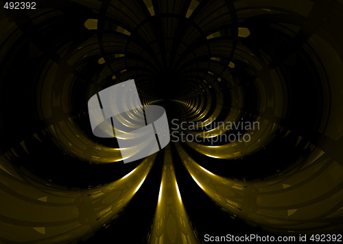 Image of space tunnel