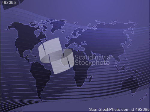 Image of Map of the world illustration