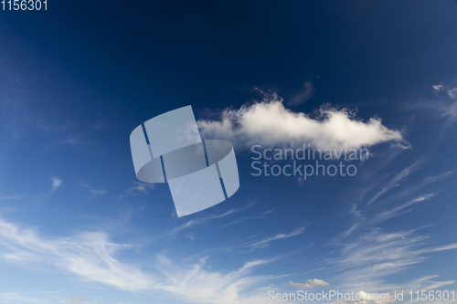 Image of clouds blue sky
