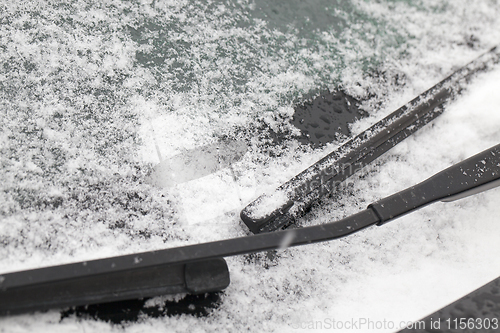 Image of Snow on the car