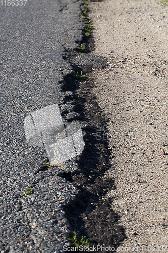 Image of Broken asphalt