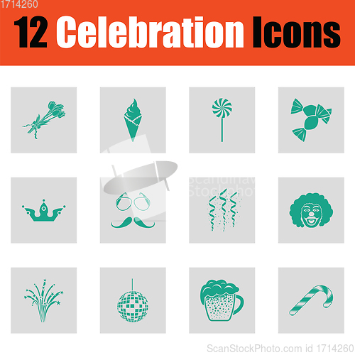 Image of Celebration icon set