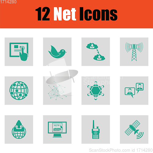 Image of Set of Communication icons