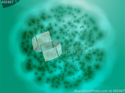 Image of Bacterial cell growth illustration