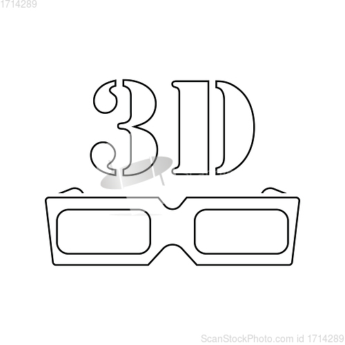 Image of 3d goggle icon