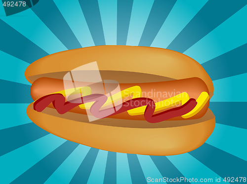 Image of Hotdog illustration