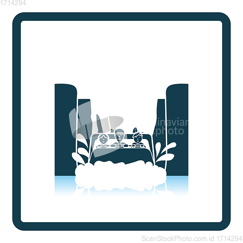 Image of Water boat ride icon