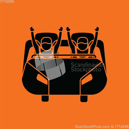 Image of Roller coaster cart icon