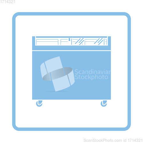 Image of Supermarket mobile freezer icon