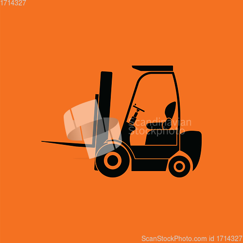 Image of Warehouse forklift icon