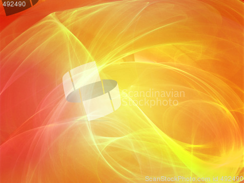 Image of Wavy glowing colors