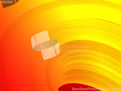 Image of Wavy glowing colors