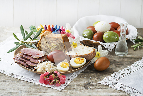 Image of Easter traditional food 