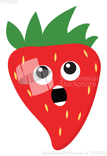 Image of  Strawberry in shock vector or color illustration
