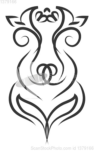 Image of Animal face vector or color illustration