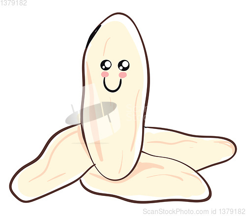 Image of Image of cute rice, vector or color illustration.