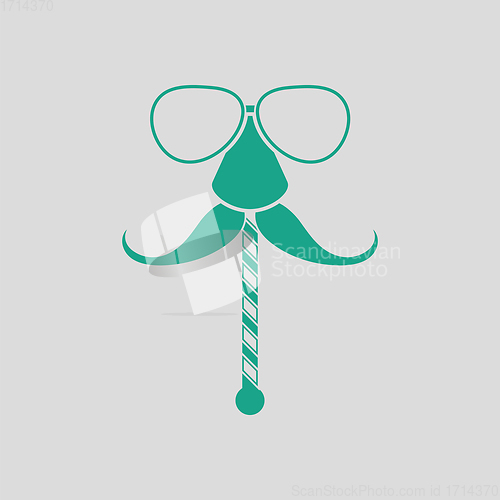 Image of Glasses and mustache icon