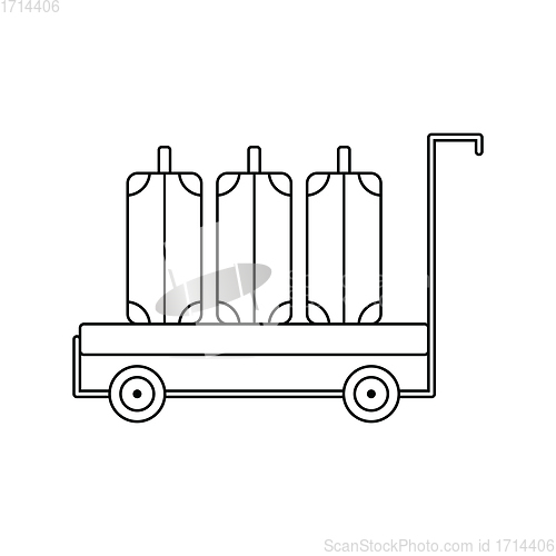 Image of Icon of luggage cart