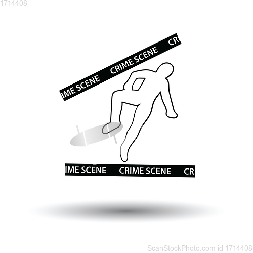 Image of Crime scene icon