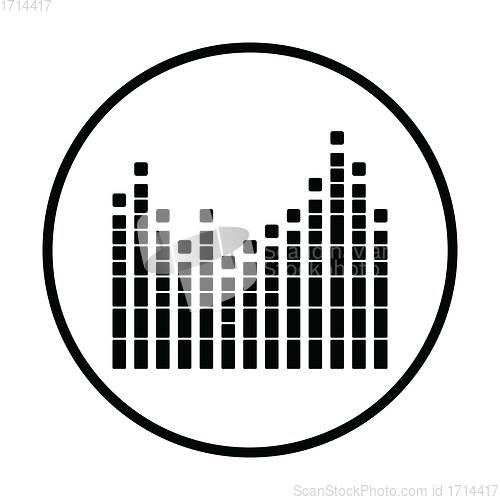 Image of Graphic equalizer icon