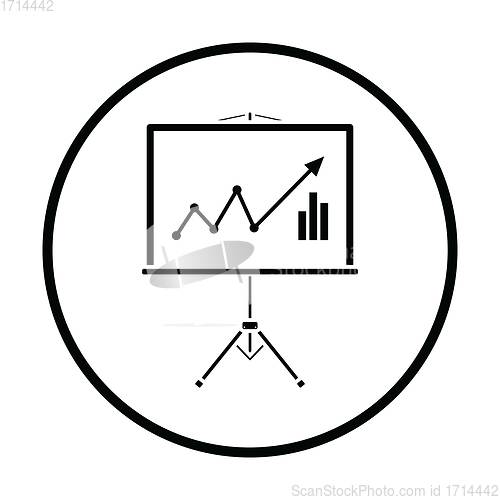 Image of Analytics stand icon