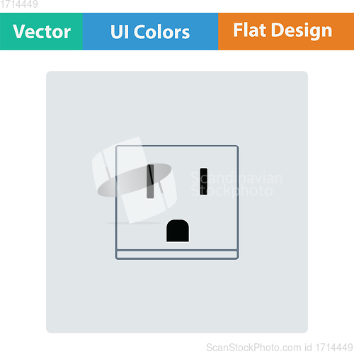 Image of USA electrical socket icon