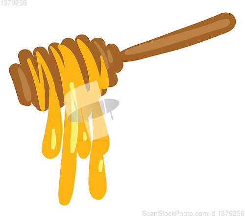 Image of Sweet honey vector or color illustration