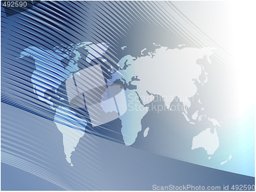 Image of Map of the world illustration