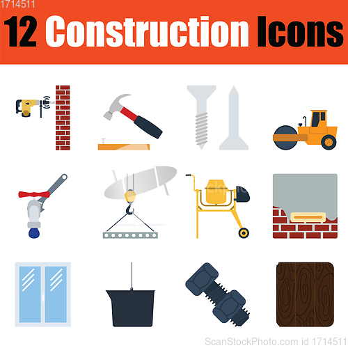 Image of Construction icon set