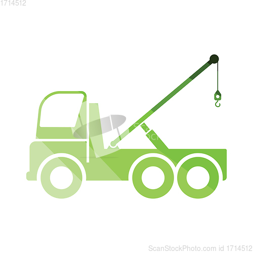 Image of Car towing truck icon