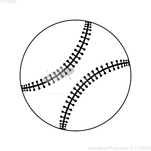 Image of Baseball ball icon