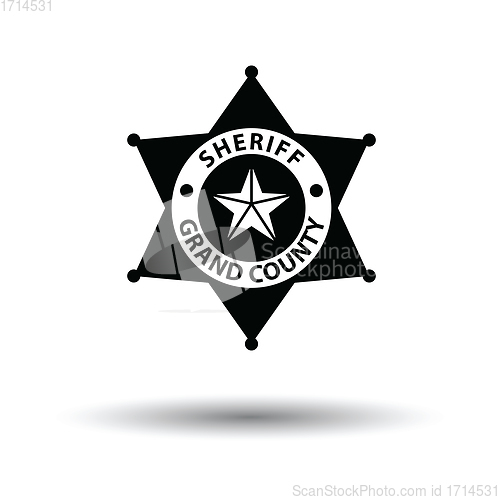 Image of Sheriff badge icon