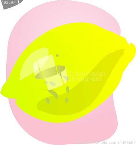 Image of Lemon fruit illustration