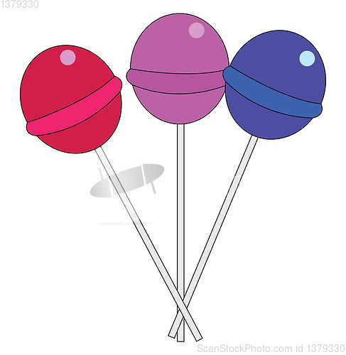 Image of Colorful lollipops 