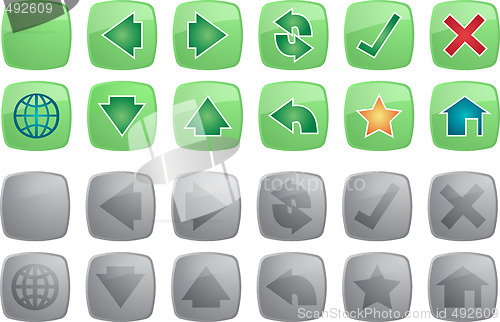 Image of Navigation icons