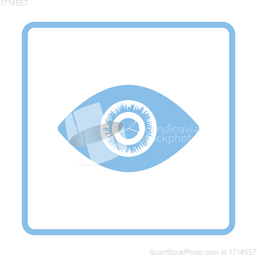 Image of Eye with market chart inside pupil icon