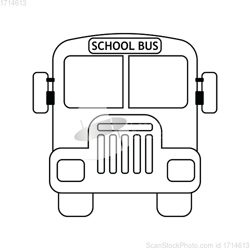 Image of School bus icon