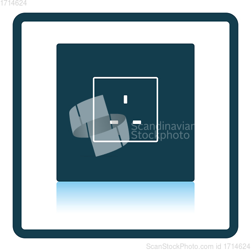 Image of Great britain electrical socket icon