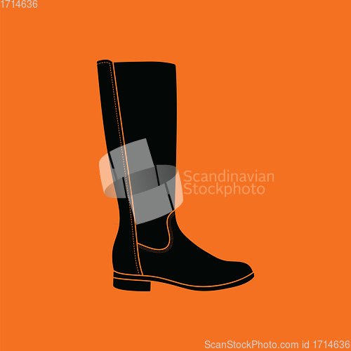 Image of Autumn woman boot icon