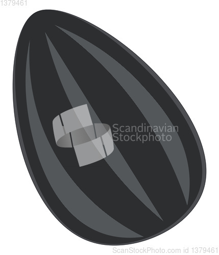 Image of Healthy snack of sunflower seed vector or color illustration