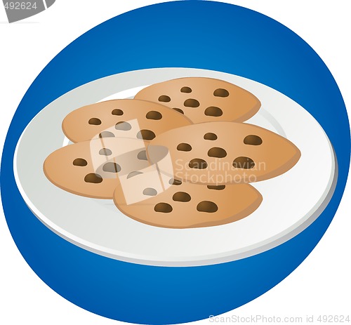 Image of Chocolate chip cookies