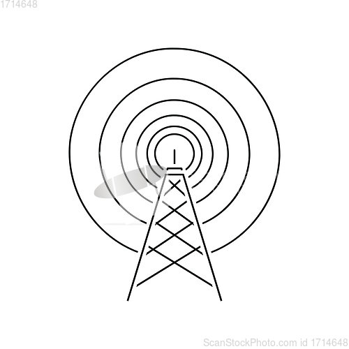 Image of Radio antenna icon