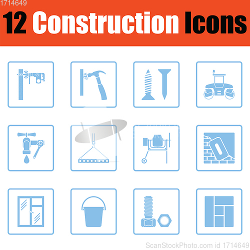 Image of Construction icon set