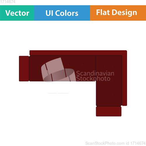 Image of Corner sofa icon