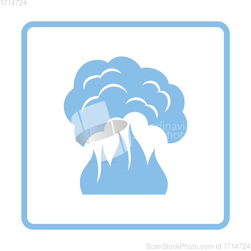 Image of Fire and smoke icon