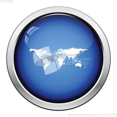 Image of Map with directions to all part of the World