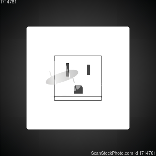 Image of USA electrical socket icon