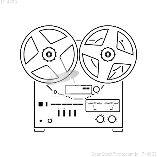 Image of Reel tape recorder icon