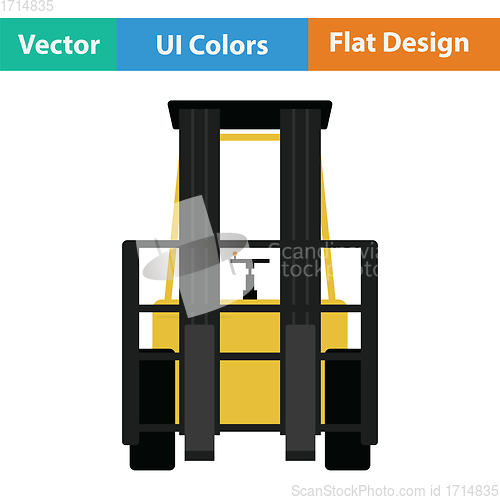 Image of Warehouse forklift icon